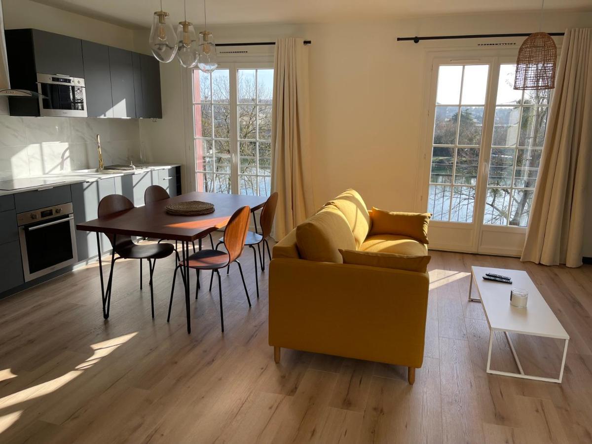 Ambiance Seine, Appartement Lumineux En Bordure De Seine - Chouette Thomery Exteriér fotografie